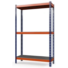 Стеллаж металлический Профи-Т 2000х1240х455 (3 сплошные оцинкованные мет. усиленные полки)