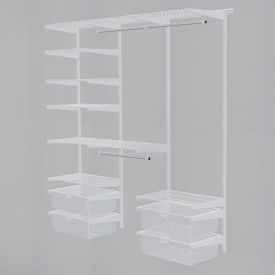 Гардеробная система ПРАКТИК Home Прихожая Large 6 белая