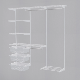 Гардеробная система ПРАКТИК Home Прихожая Large 4 белая