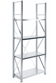 Стеллаж MS U 2500x1000x500 (4 перфорированные полки)