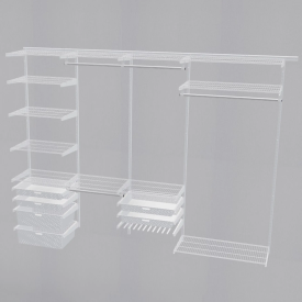 Гардеробная система ПРАКТИК Home Прихожая Large 15 белая