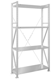 Стеллаж MS U 2000x1000x400 (4 полки)