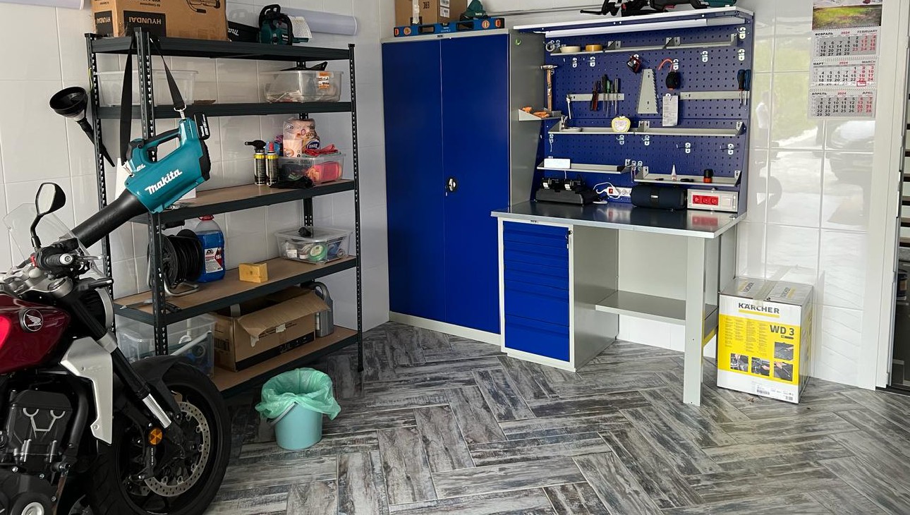 Верстак, инструментальный шкаф и стеллаж для гаража в г. Москва