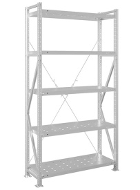 Стеллаж MS U 2000x1000x400 (5 перфорированных полок)