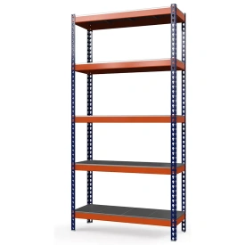 Стеллаж металлический Профи-Т 2500х1240х455 (5 сплошных оцинкованных мет. полок)