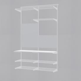 Гардеробная система ПРАКТИК Home Балкон 4 белая