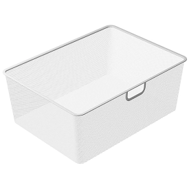 Корзина мелкосетчатая ПРАКТИК Home GBM 60х20 белая