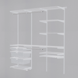 Гардеробная система ПРАКТИК Home Прихожая Large 3 белая