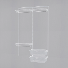 Гардеробная система ПРАКТИК Home Прихожая Medium 6 белая