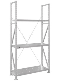 Стеллаж MS U 2000x1000x400 (3 перфорированные полки)