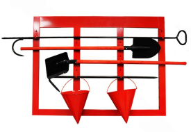 Пожарный щит открытый ЩПО укопмлектованный