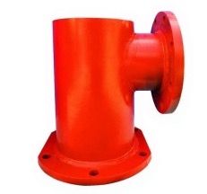 Пожарная подставка ППФО фланцевая односторонняя