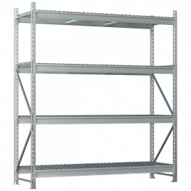 Стеллаж MS Pro Z 2000x1800x1000 (4 яруса с секционным сетчатым настилом)