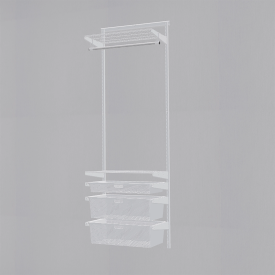 Гардеробная система ПРАКТИК Home Прихожая Medium 3 белая