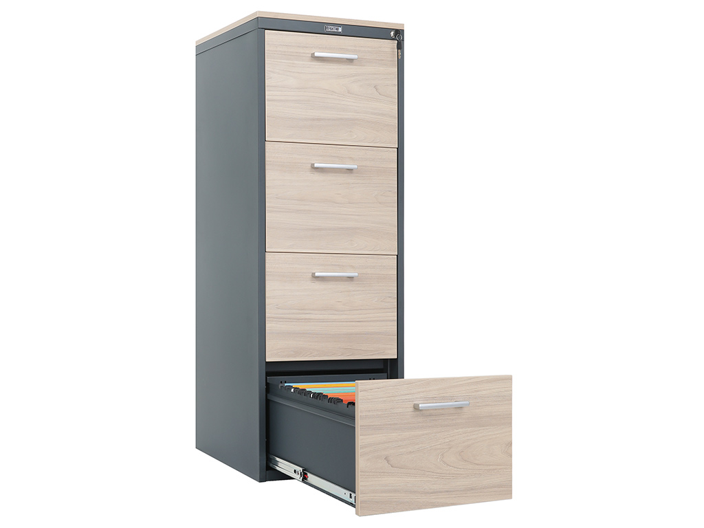 Картотечный шкаф ПРАКТИК AFC-04LC