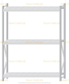 Стеллаж MS Pro Z 2000x1500x400 (3 яруса)
