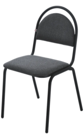 Стандарт стул (Ткань, Мебельная, ТК-2 (т.серый), BL)