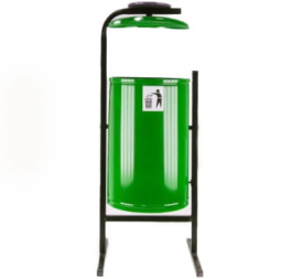 Урна уличная «Космос» без фиксатора (Зеленый)