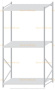 Стеллаж MS Pro Z 3000x1500x1000 (3 яруса)
