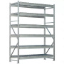 Стеллаж MS Pro Z 2500x1500x1000 (6 ярусов с секционным сетчатым настилом)