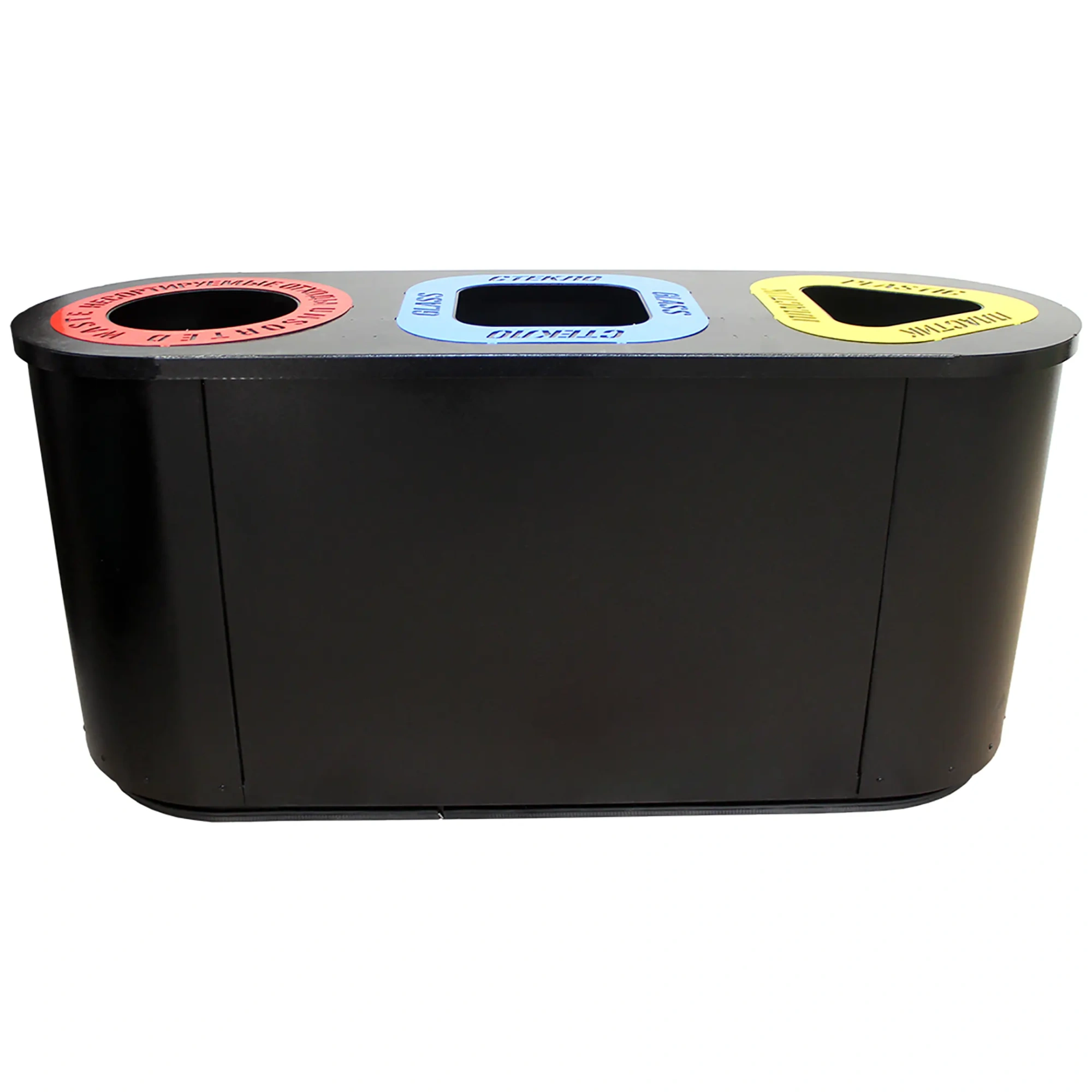 Урна для раздельного сбора мусора Город 3 секции (3х21л)