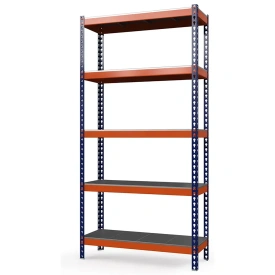 Стеллаж металлический Профи-Т 2500х1240х455 (5 сплошных оцинкованных мет. полок)
