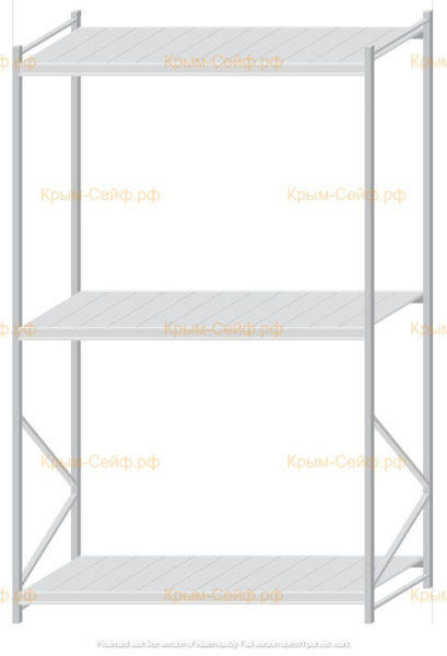 Стеллаж MS Pro Z 3000x1800x400 (3 яруса)