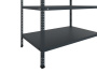 Стеллаж MS STANDART 2000x1000x300 (5 полок) Black