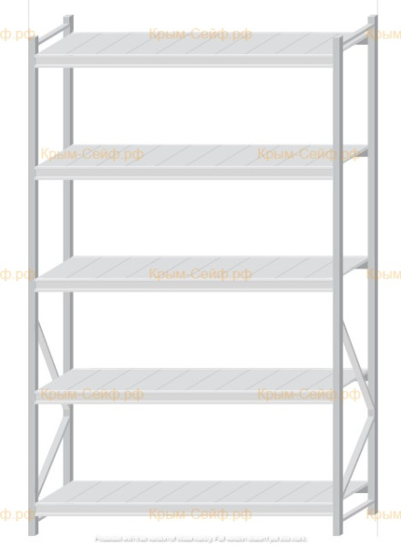 Стеллаж MS Pro Z 2500x1500x600 (5 ярусов)