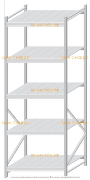 Стеллаж MS Pro Z 2500x900x1000 (5 ярусов)