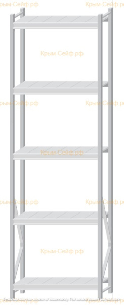 Стеллаж MS Pro Z 3000x900x400 (5 ярусов)