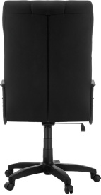 Кресло Атлант (Кожа иск., DO, №350 (чёрный), ТГ, PL 680, PL, ролики ст.)