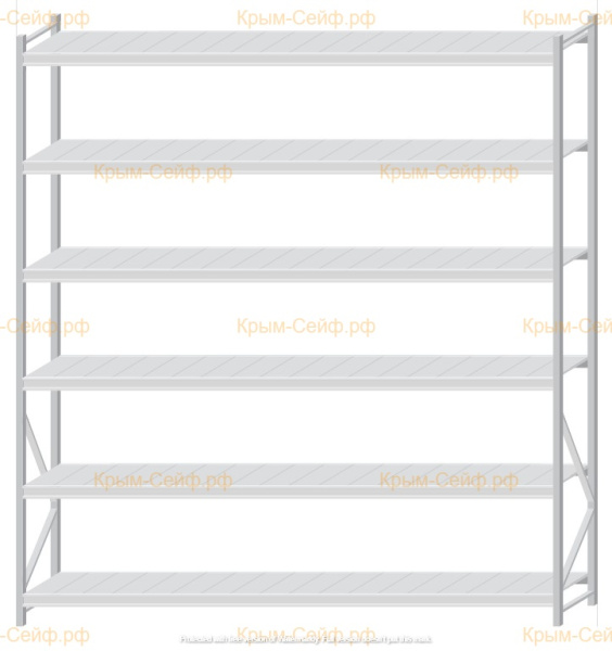 Стеллаж MS Pro Z 3000x2700x600 (6 ярусов)