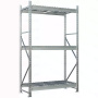 Стеллаж MS Pro Z 2000x1200x600 (3 яруса с секционным сетчатым настилом)