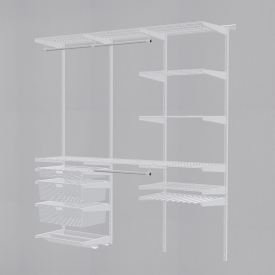 Гардеробная система ПРАКТИК Home Прихожая Large 3 белая