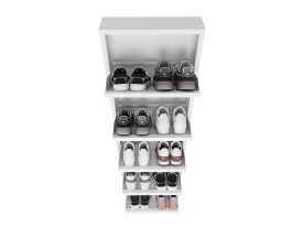 Обувница Практик ОМ-5 белая