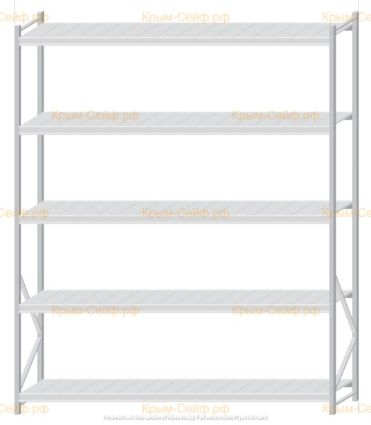 Стеллаж MS Pro Z 3000x2400x600 (5 ярусов)