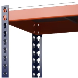 Стеллаж металлический Профи-Т 2000х1240х455 (3 сплошные оцинкованные мет. усиленные полки)