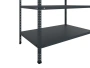 Стеллаж MS STANDART 2000x700x500 (4 полки) black
