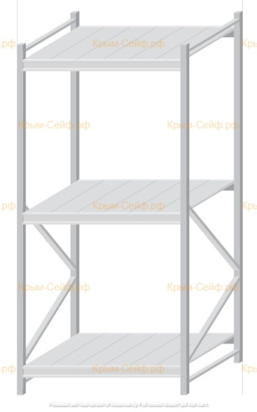 Стеллаж MS Pro Z 2000x900x1000 (3 яруса)