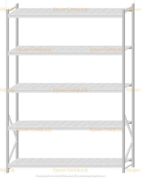 Стеллаж MS Pro Z 3000x2100x600 (5 ярусов)