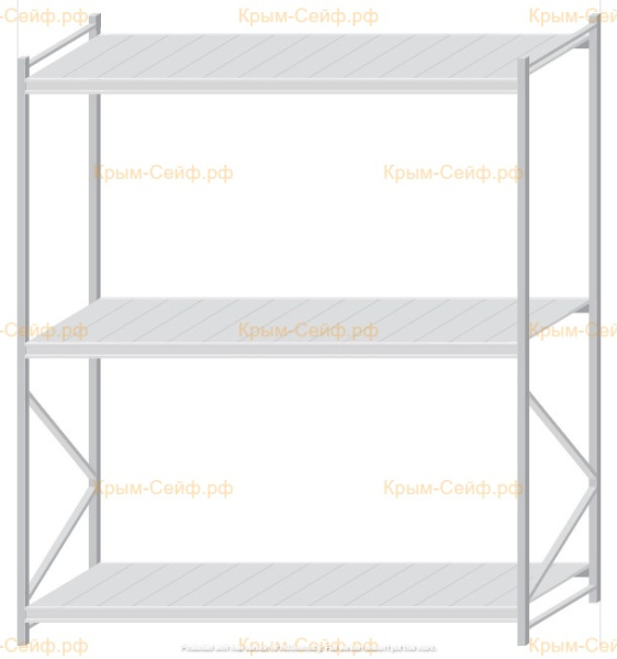 Стеллаж MS Pro Z 2500x2100x1000 (3 яруса)