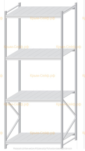 Стеллаж MS Pro Z 3000x1200x1000 (4 яруса)