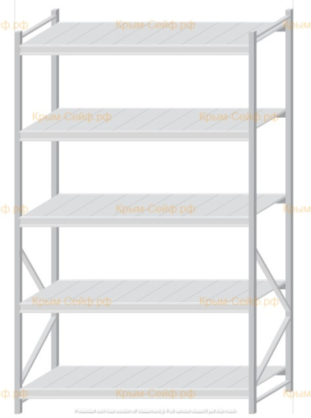Стеллаж MS Pro Z 2500x1500x800 (5 ярусов)