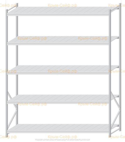 Стеллаж MS Pro Z 3000x2400x800 (5 ярусов)