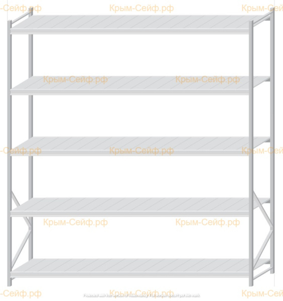 Стеллаж MS Pro Z 3000x2700x800 (5 ярусов)