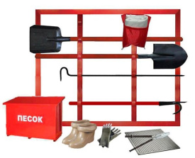 Пожарный щит открытый комплектации ЩП-Е