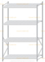 Стеллаж MS Pro Z 2500x1500x800 (4 яруса)