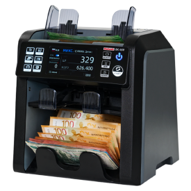 Мультивалютный счетчик банкнот DoCash DC-55V 2-х карманный