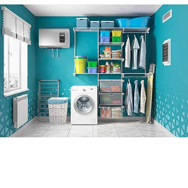 Гардеробная система ПРАКТИК Home Ванная 1 белая